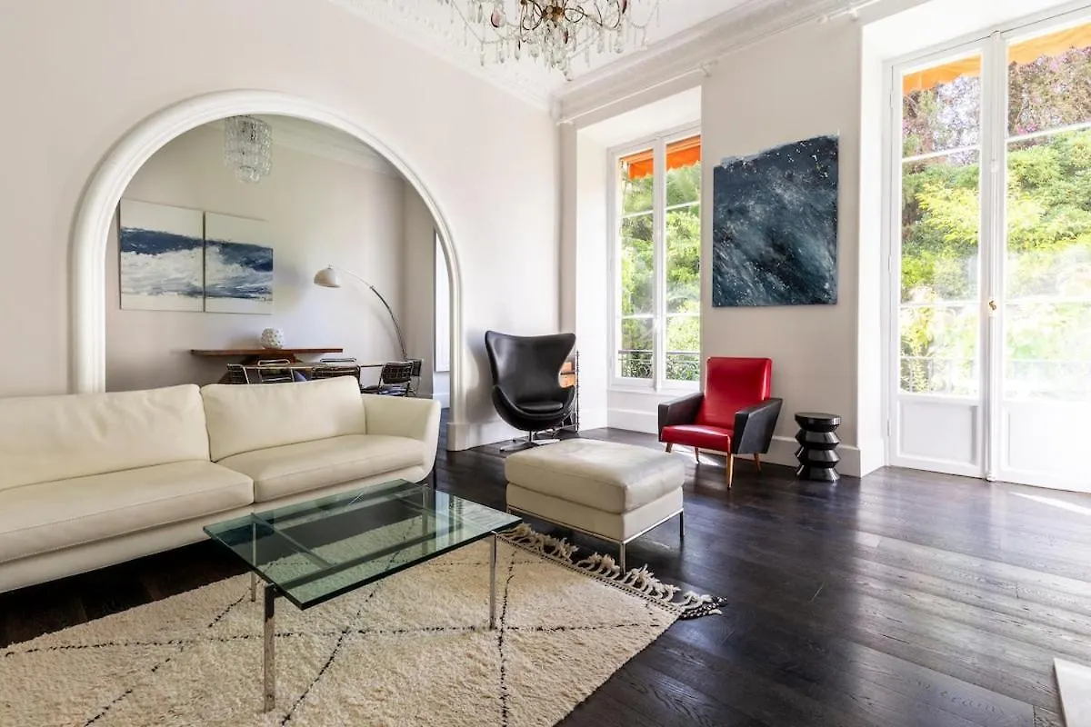 Carre D'Or, Superbe Apartment Sur Jardin, Elegant Et Ensoleille Nice France