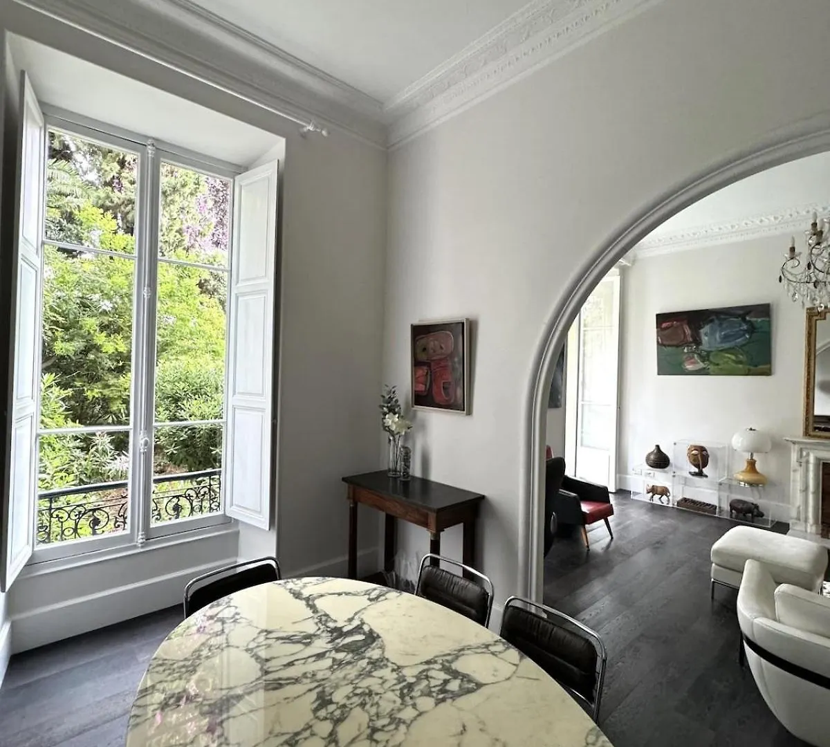 Carre D'Or, Superbe Apartment Sur Jardin, Elegant Et Ensoleille Nizza Francia