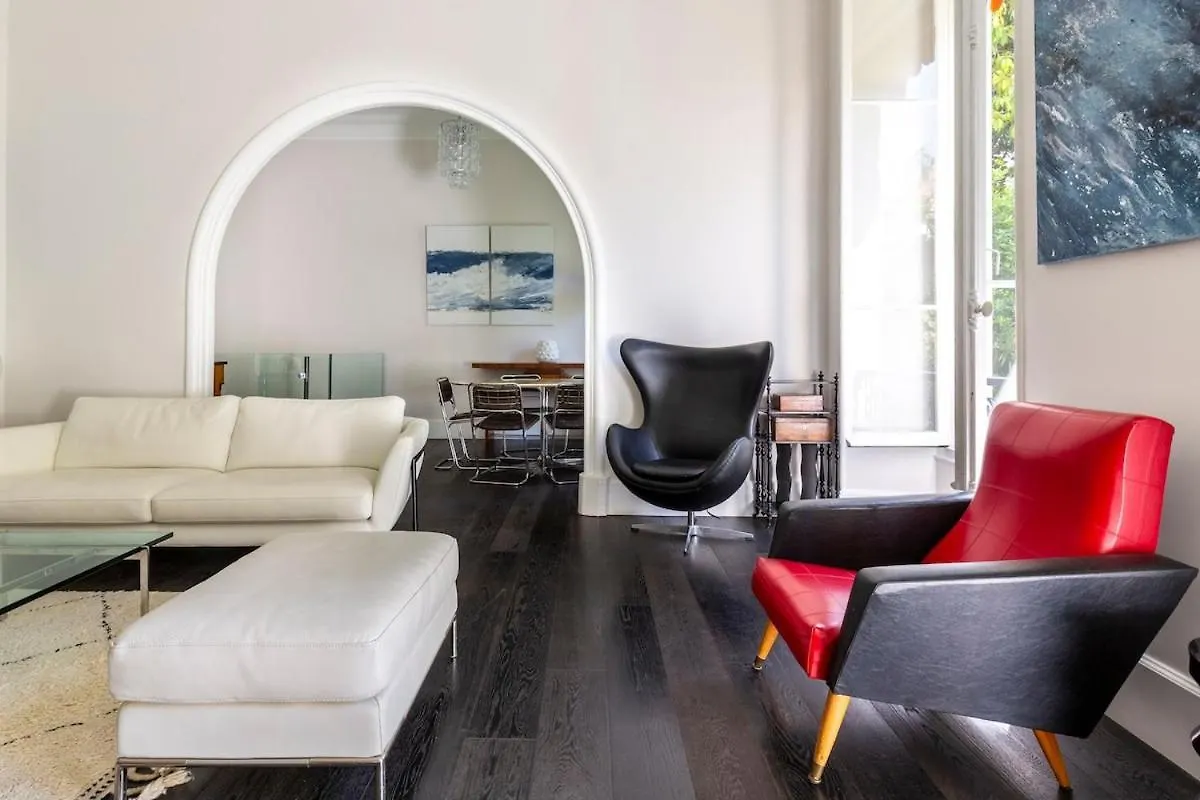 Carre D'Or, Superbe Apartment Sur Jardin, Elegant Et Ensoleille Nice