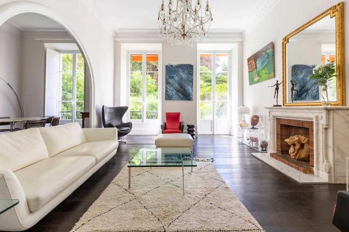Carre D'Or, Superbe Apartment Sur Jardin, Elegant Et Ensoleille Nice